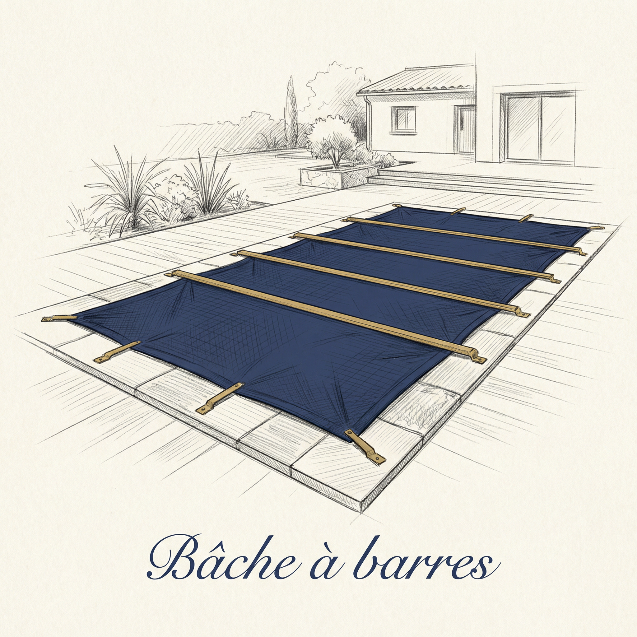 Piscine familiale forme libre